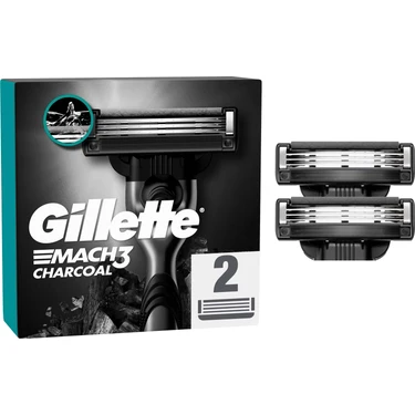 Gillette Mach3 Charcoal Yedek Tıraş Bıçağı