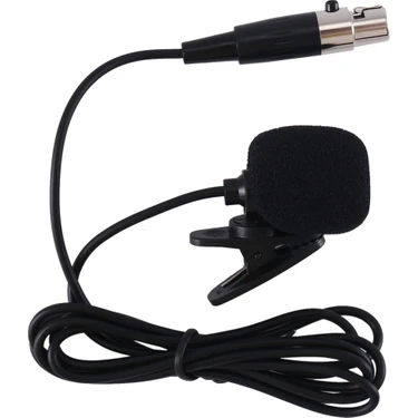 Profesyonel Yaka Yaka Kravat Klip Kondenser Mikrofon 4pin Mic Bodypack Için 4 Pin Xlr (Yurt