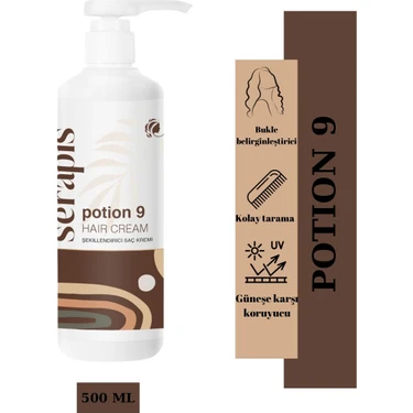 Potion 9 - Durulanmayan Şekillendirici Saç Bakım Kremi 500
