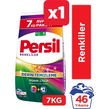 Persil 7kg Toz Çamaşır Deterjanı Renkliler (46