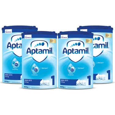 Aptamil 1 Bebek Sütü 800 Gr 0-6 Ay Akıllı Kutu X 4