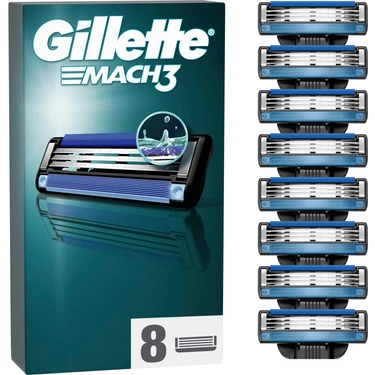 Gillette Mach3 Avantajlı Yedek Tıraş Bıçağı