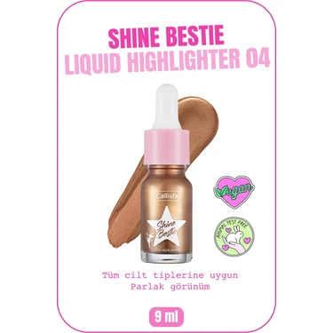 Shine Bestie Highlighter Işıltılı Likit Aydınlatıcı - 04 Sunset