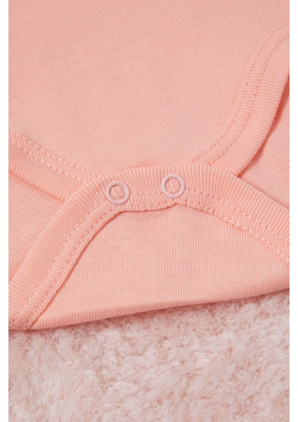 Somon Kız Bebek Dantel Yakalı Uzun Kol Çıtçıtlı Badi 16840 modelleri