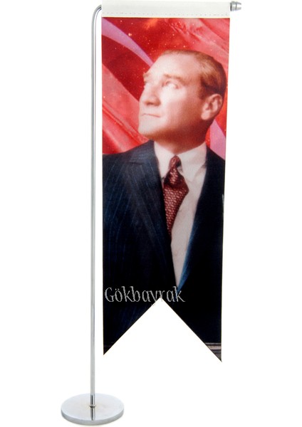 GÜNEŞAVM Kırlangıç Atatürk Masa Bayrağı (10'luk)