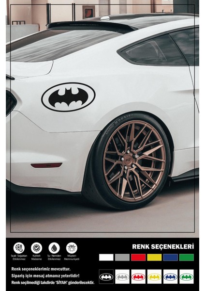 Batman Stıcker 45 x 23 cm fiyatları