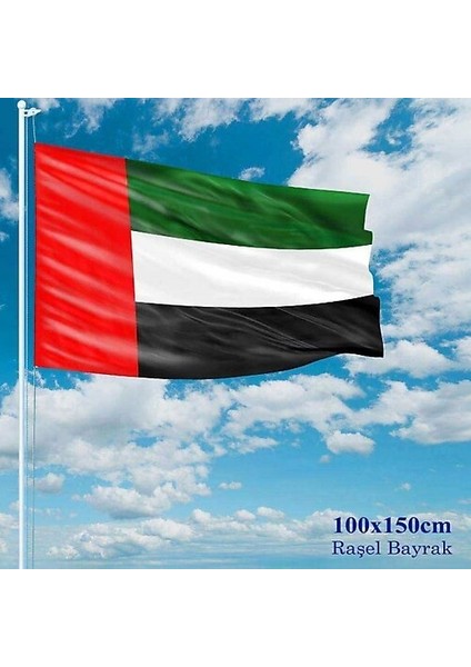 GÜNEŞAVM Birleşik Arap Emirlikleri Devlet Bayrağı 100X150