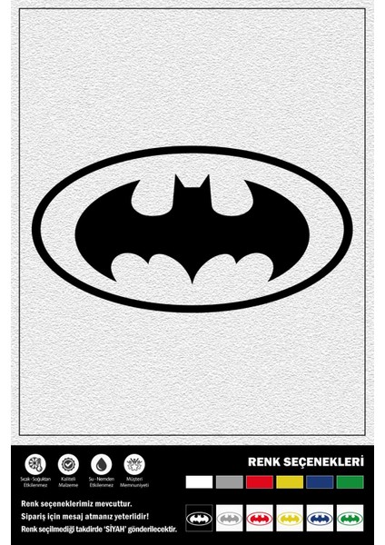 Batman Stıcker 25 x 13 cm