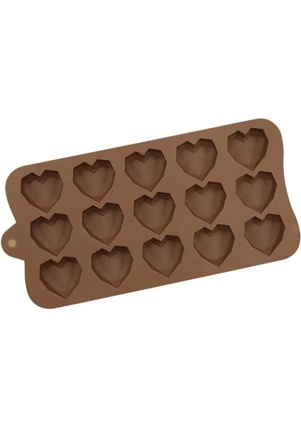 15 Kalp Silikon Çikolata Mold Mutfak Biscuit Pastry Hand Baking Mold (Yurt Dışından) fiyatları