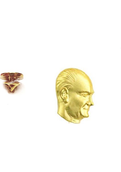 Atatürk Rozeti 5 mm Sarı 30'lu