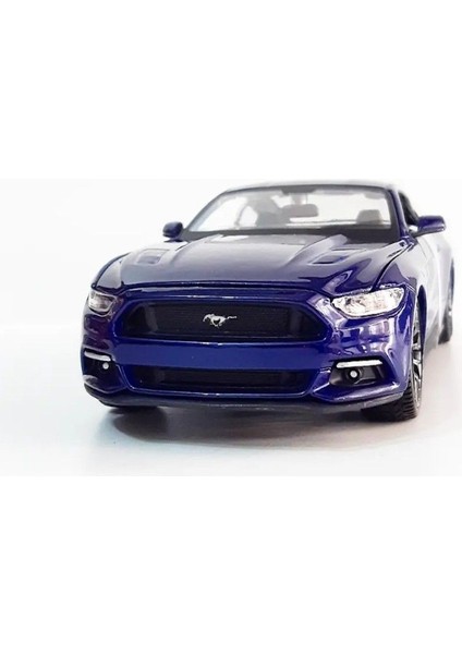 Ford Mustang 1:24 Model Maket Araba Mavi