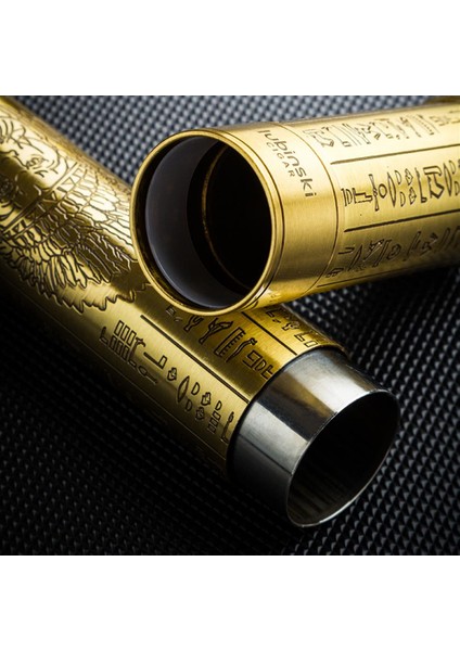 Puro Saklama Silindiri Çelik Tüp Kılıf Gold Işleme(60 Ring) modelleri