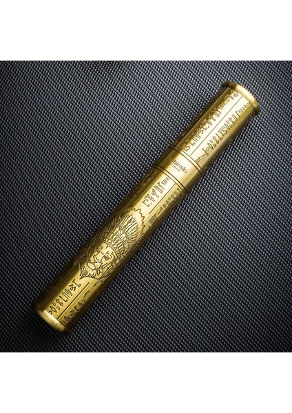 Puro Saklama Silindiri Çelik Tüp Kılıf Gold Işleme(60 Ring) fırsatları