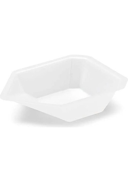 Tartım Kabı - Plastik Kayık Form 15 mL - 100 Adetlik Toptan Set - Beyaz Renk - Dayanıklı Tasarım