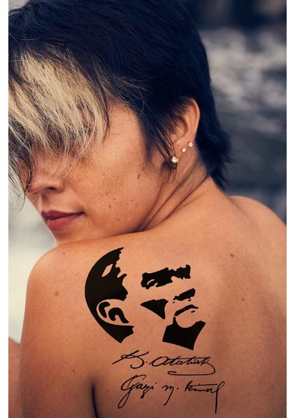 Geçici Atatürk Dövme Tattoo