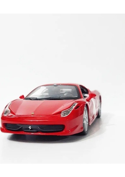 Ferrari 458 Italia 1:24 Model Maket Araba Kırmızı