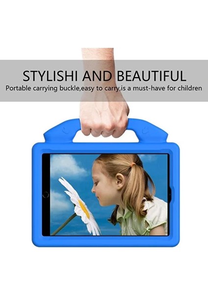 Apple ipad 9.7 2018 (6.nesil) Kılıf Seri A1893,A1954 Yatay Stadlı Çocuk Için Parmaklı Eva Like Silikon Kılıf modelleri