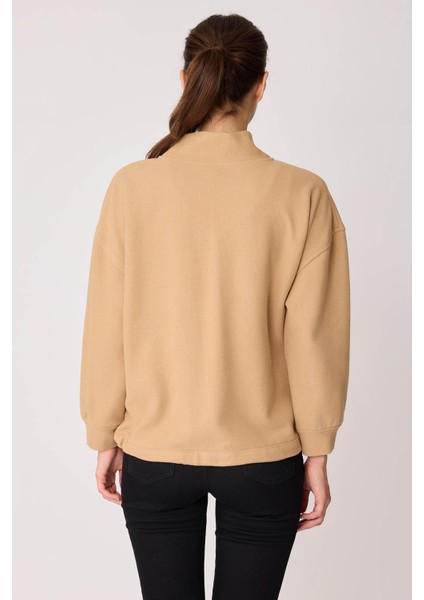 Taşlı Kapak Cepli Beli Bağcıklı Bluz indirimleri