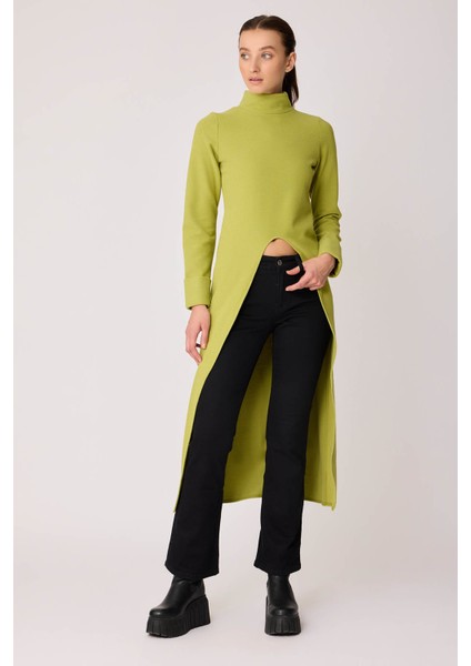 Derin Yırtmaçlı Örme Bluz fiyatları