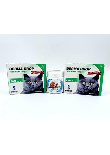 Kedi Ensedamla 2 Kutu + Supervet Vitamin Tablet