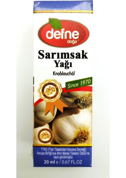 Defne Doğa Sarımsak Yağı 20 ml