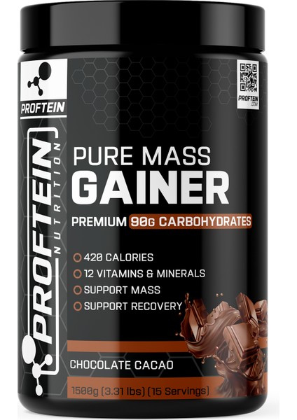 Pure Mass Gainer Çikolata Aromalı