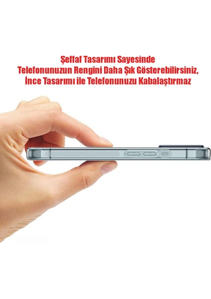 iPhone 15 Pro Uyumlu Şeffaf Kılıf Kamera Korumalı ve Şarj Soket Tıpalı Elden Kaydırmaz Esnek Silikon indirimleri