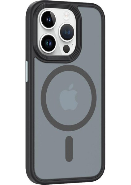 Apple iPhone 15 Pro Uyumlu (15 Pro) Trex Serisi Magsafe Şarj Destekli Darbe Direçli Magic Smooth Kılıf