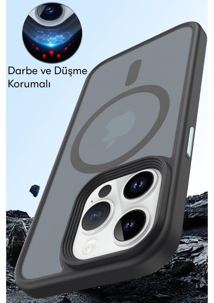 Apple iPhone 15 Pro Uyumlu (15 Pro) Trex Serisi Magsafe Şarj Destekli Darbe Direçli Magic Smooth Kılıf fırsatları