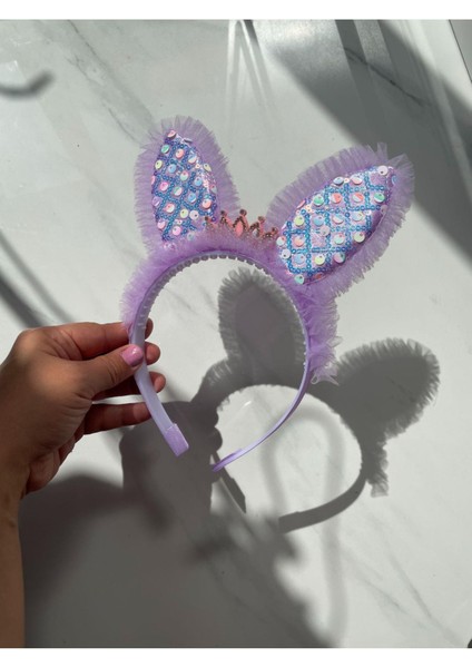 Pullu Taraklı Taç Mor SBT1728