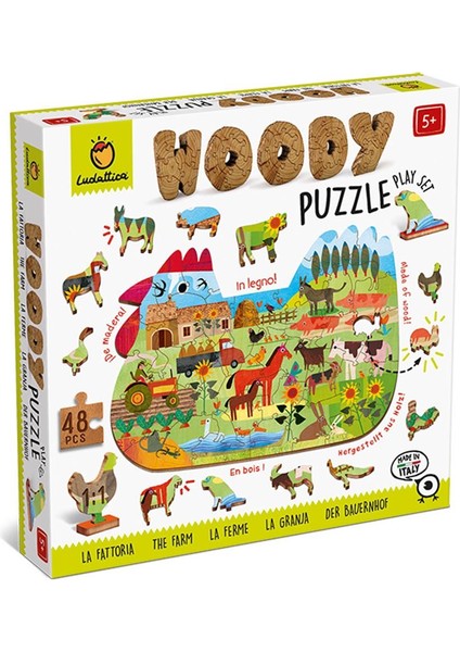 La Fattoria - The Farm - Woody Puzzle