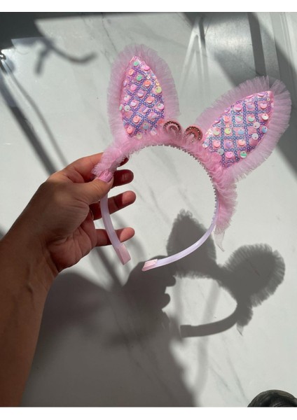 Pullu Taraklı Taç Pembe SBT1728