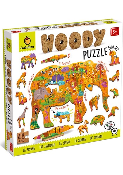 La Savana - The Savannah - Woody Puzzle