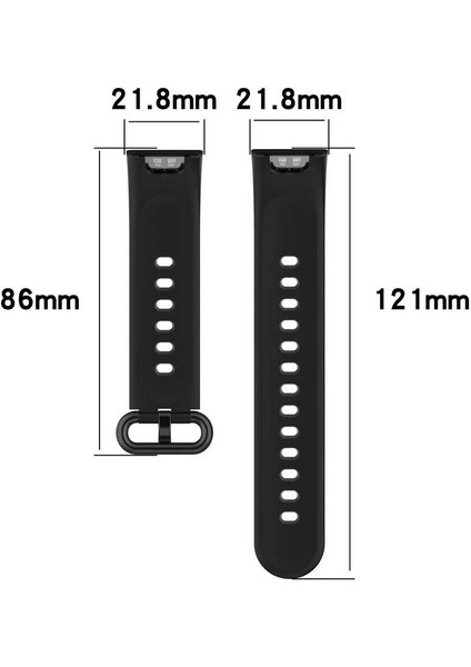Xiaomi Redmi Watch 2 Lite Uyumlu Kordon Ayarlanabilir Soft Yüzey Yumuşak Silikon Kayış Siyah