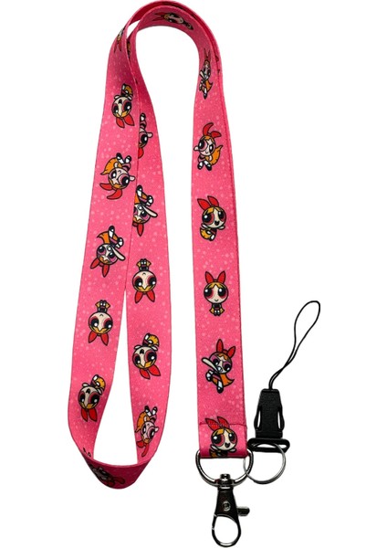 Blossom 4 Lü Set Boyun Ipi Anahtarlık Yoyo Yaka Kartlığı