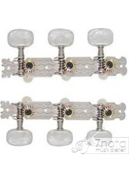CMH0150CR Klasik Gitar Kulağı Klasik 3+3 2.ad.set Chrome Gitar Burgusu