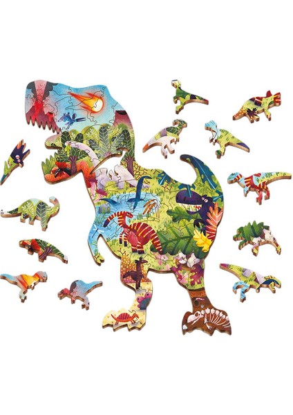 Dinosauri - Dinosaurs - Woody Puzzle