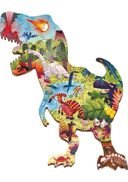 Dinosauri - Dinosaurs - Woody Puzzle