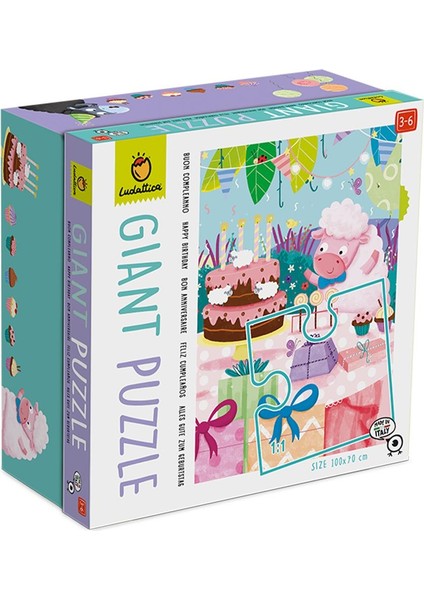 Buon Compleanno - Happy Birthday - Giant Puzzle