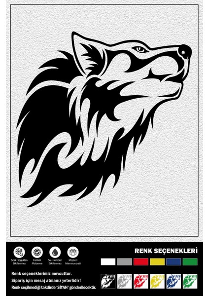 Wolf Stıcker 40 x 40 cm