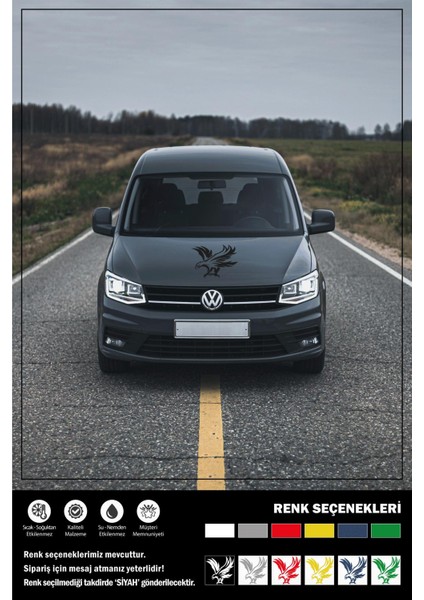 Uçan Kartal Stıcker 15 x 15 cm fiyatları