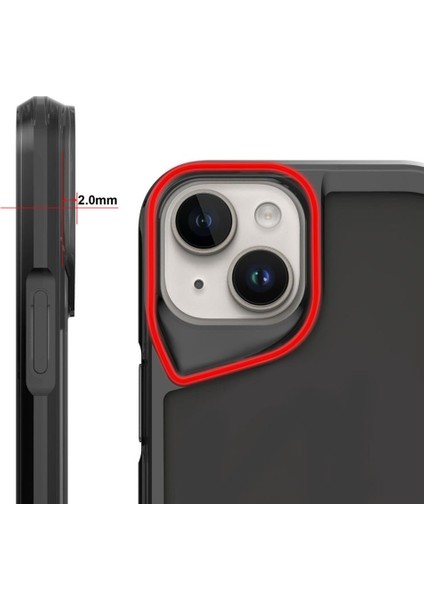 iPhone 15 Kılıf Kamera Çıkıntılı Lüx Şeffaf Silikon fiyatları