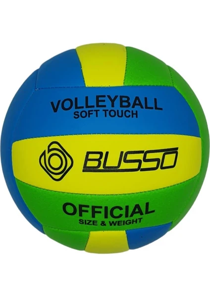 Soft Touch Voleybol Topu (Sarı-Yeşil-Mavi)