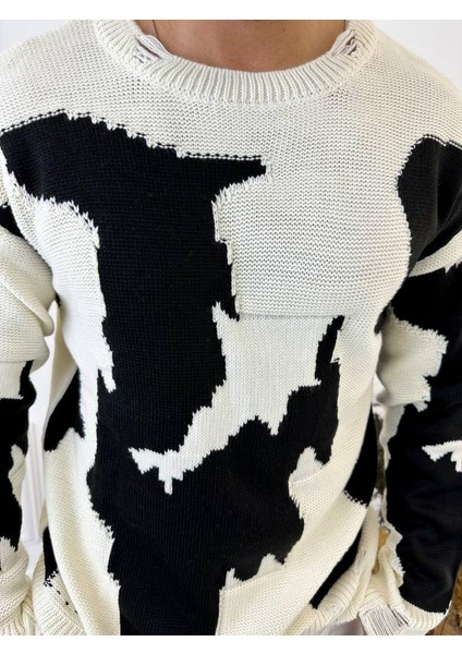 Kazak Çift Kat Örme Pamuk Kazak Detaylı Lazer Kesim Salaş Triko Kazak fiyatları