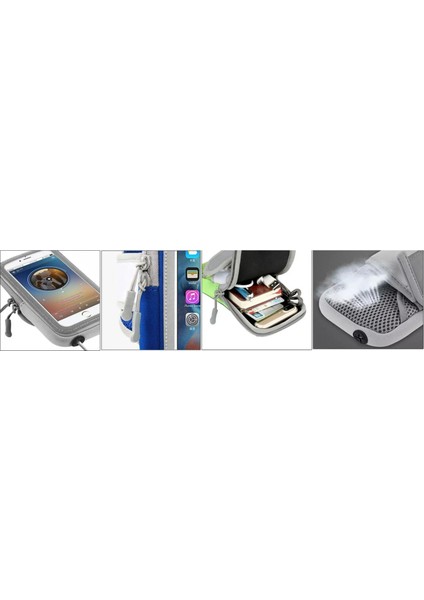 Motosiklet Kola Takılabilen Telefon Tutucu Terleme Yapmayan Neopren Kumaş Motor Telefon Tutucu