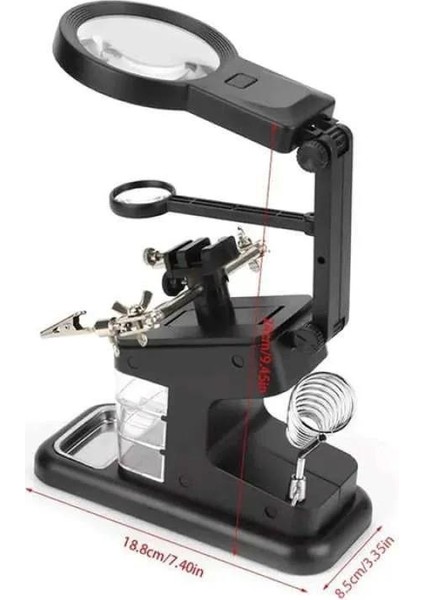 TE-803 Masa Üstü Ledli Büyüteç Çok Amaçlı Tutacak fırsatları