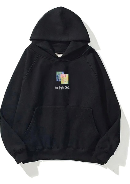 Van Gogh Chair Baskı Oversize Sweatshirt modelleri