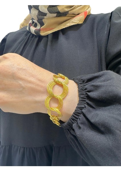 Süzme Samanyolu 14 Ayar Altın Bileklik modelleri