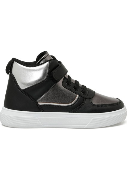 626010.F3PR Siyah Kız Çocuk High Sneaker