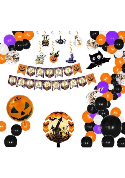 Düvenci Ticaret Hallowen Cadılar Bayramı Parti Seti